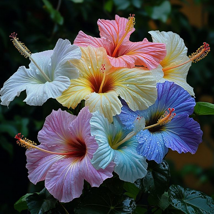 🌺 Rainbow Hibiscus Seeds 