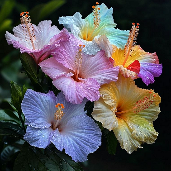 🌺 Rainbow Hibiscus Seeds 
