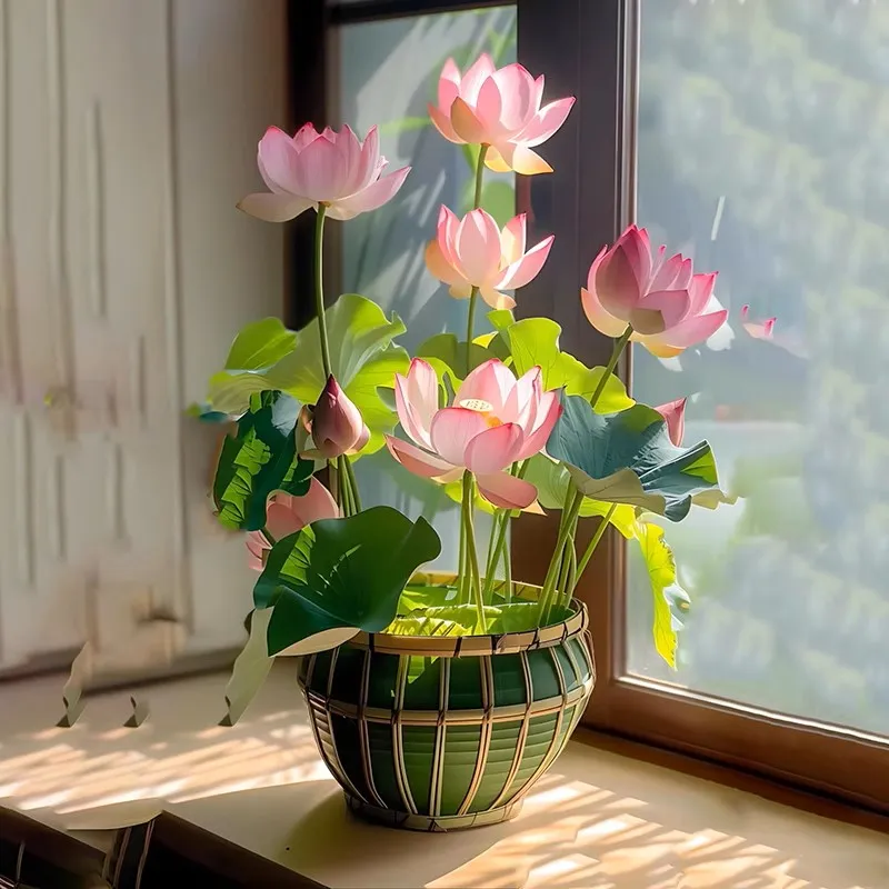 The Sacred Bonsai Lotus Flower