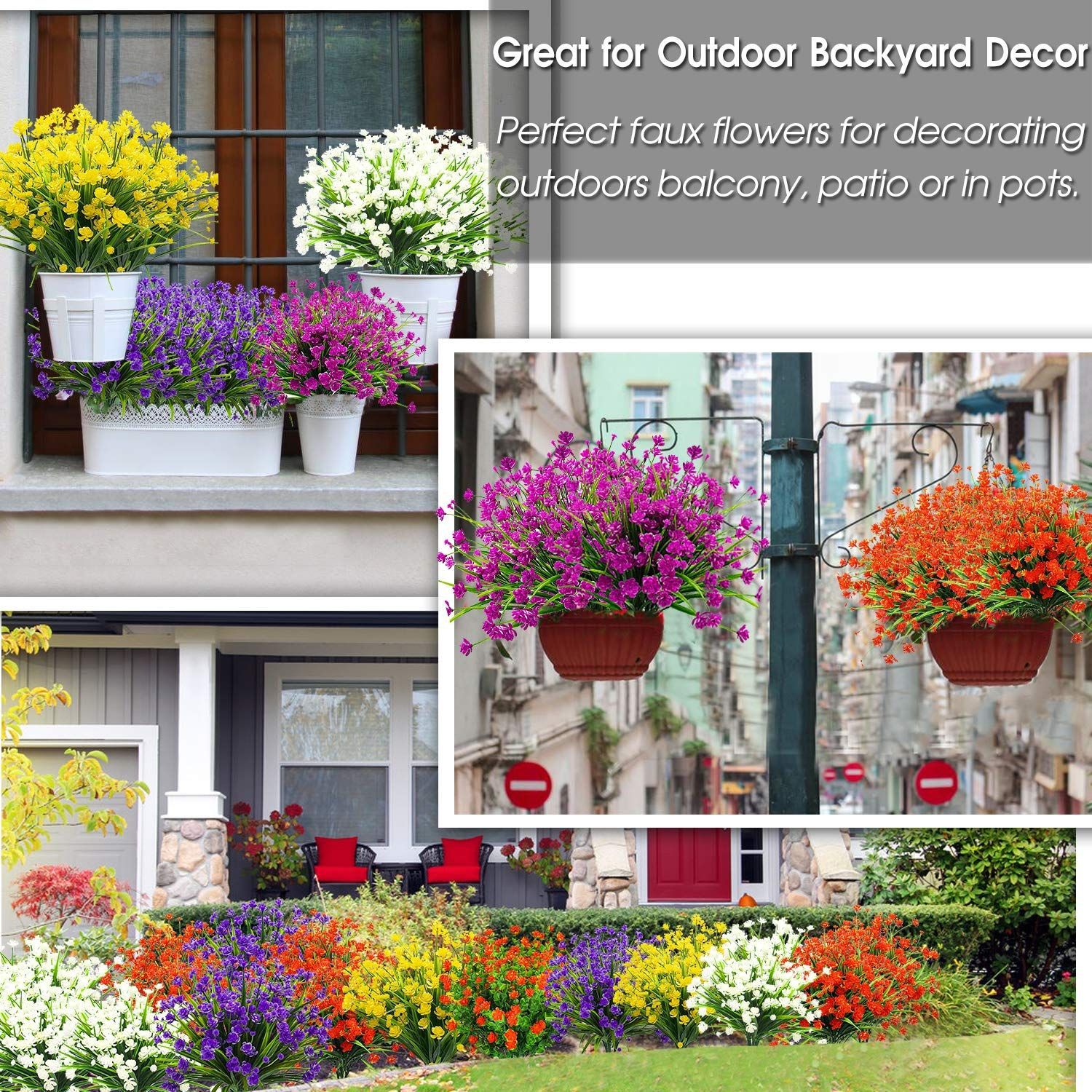 Outdoor Artificial Flowers💐