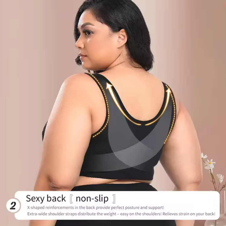 Triumph Hide Back Fat Support Brat Push Up Sports Bra