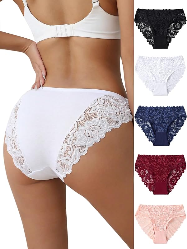 Triumph – Σετ των 4 (S-5XL) 💝Δαντελένια εσώρουχα💝