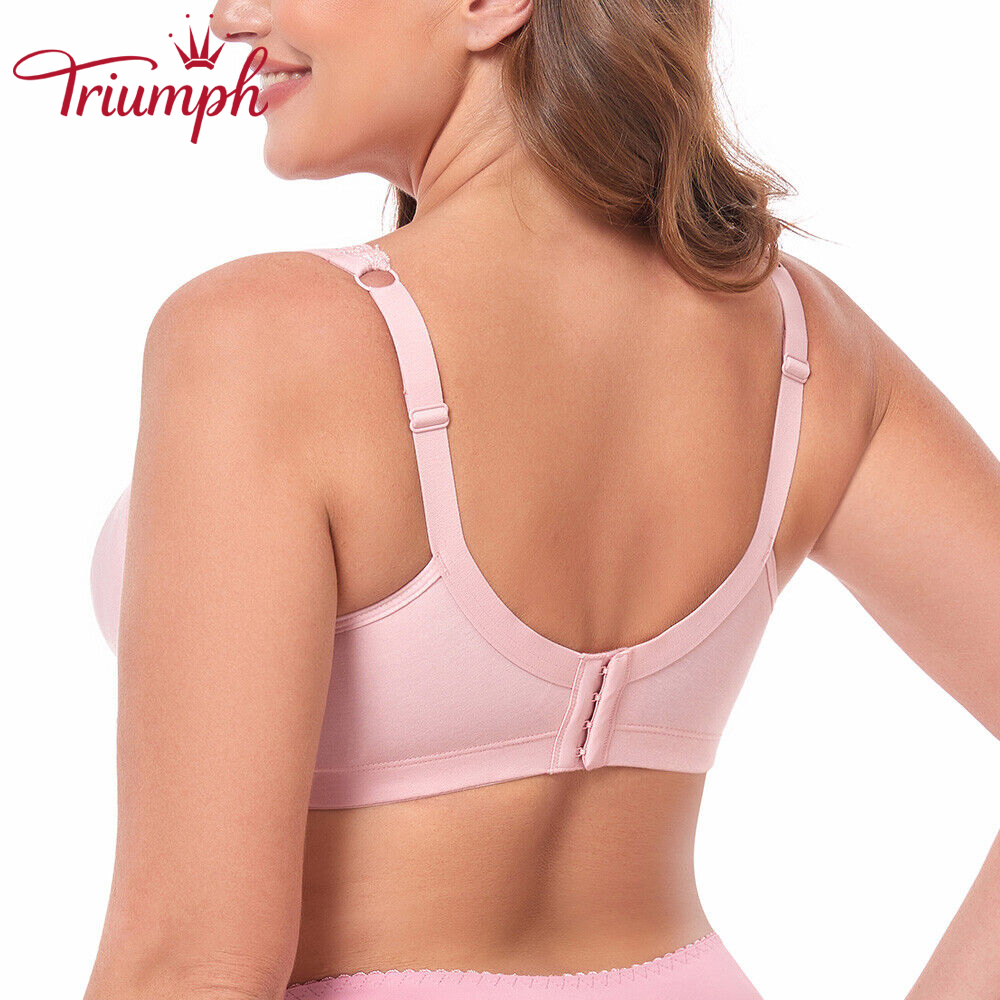 TRIUMPH - 3 DB. 💥Női pamut nagyméretű melltartó