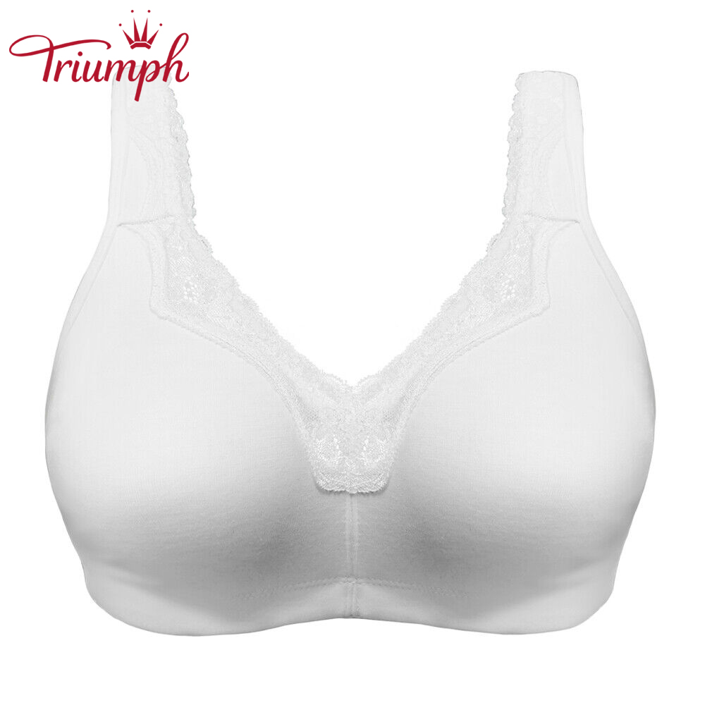 TRIUMPH - 3 DB. 💥Női pamut nagyméretű melltartó