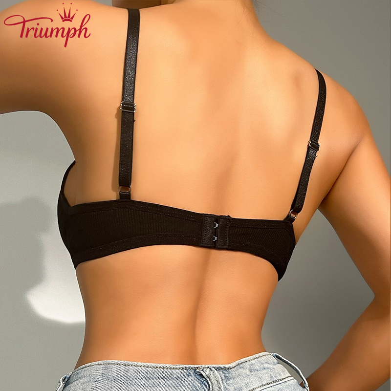 💖Triumph 3 db-Kontraszt hálós háromszög bralette fehérnemű