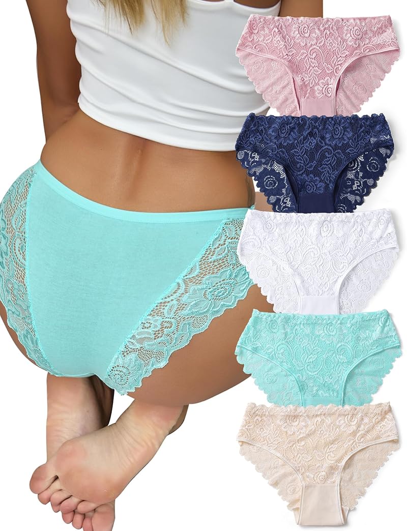 Triumph – Σετ των 4 (S-5XL) 💝Δαντελένια εσώρουχα💝