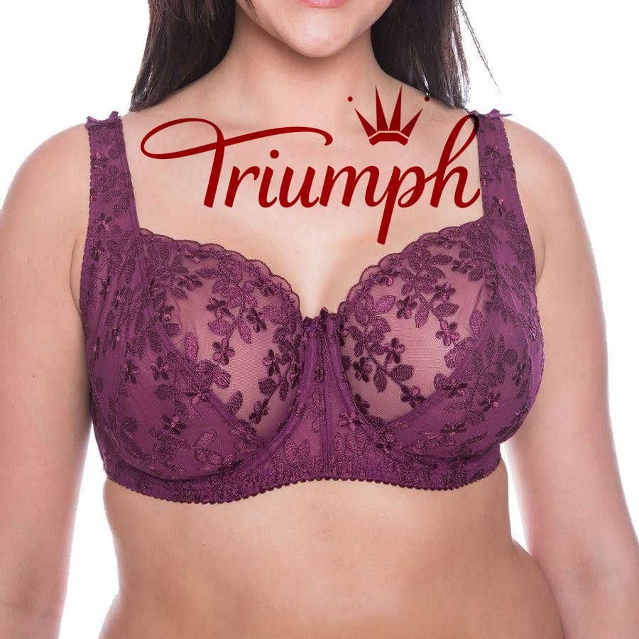 Triumph - 4 kusy 🔥Čipková podprsenka Triumph 2025