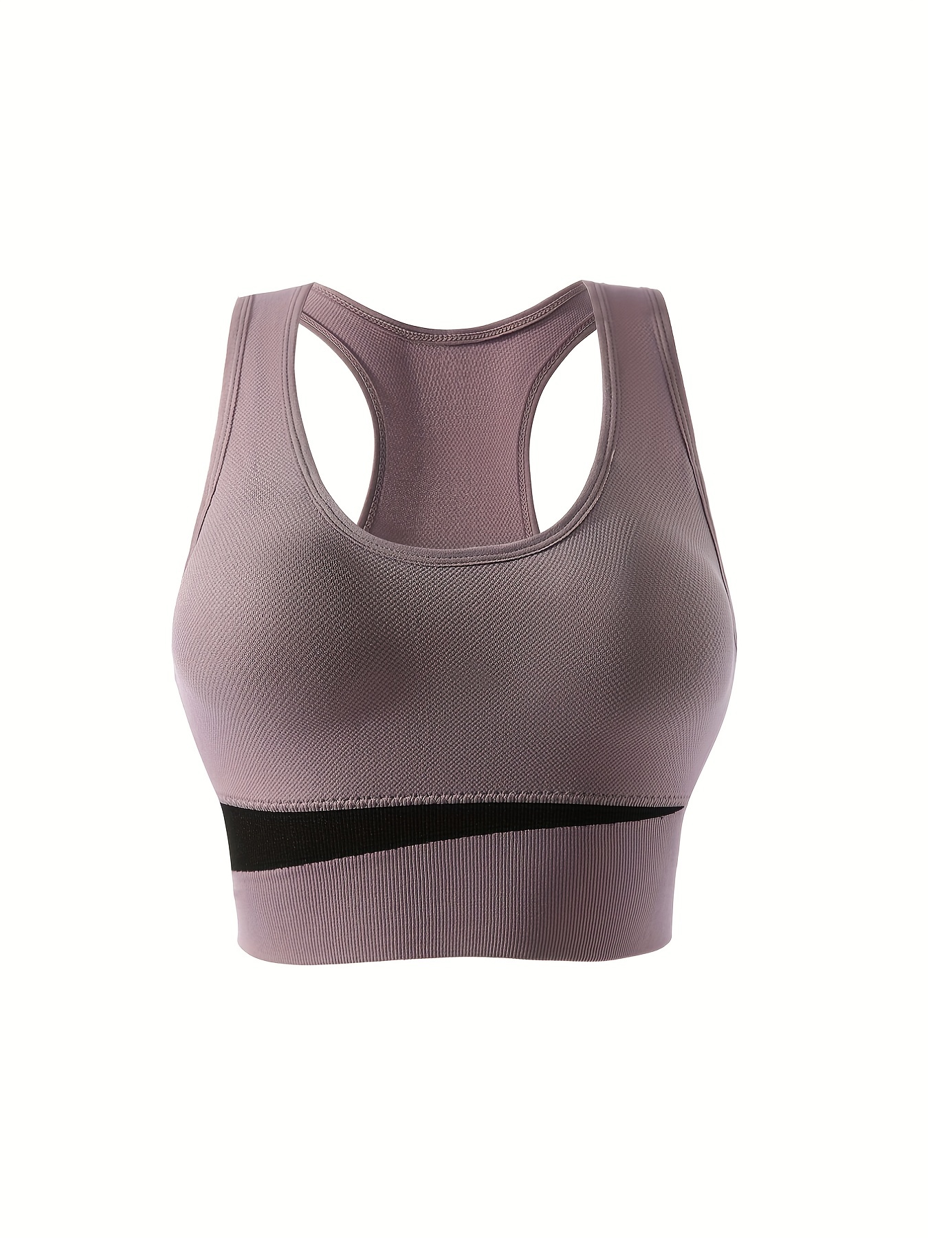 3ks športové podprsenky Colorblock, pohodlná a priedušná bezdrôtová podprsenka Racer back, dámska spodná bielizeň a spodná bielizeň