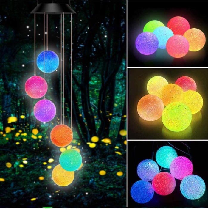 🦋 Enhance Your Garden✨Creative Bird Design Solar Wind Chimes