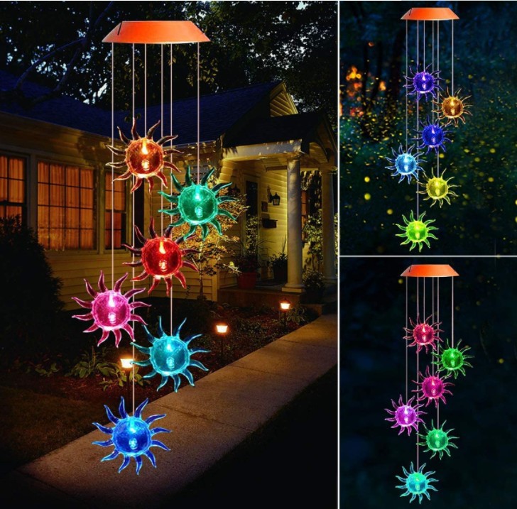 🦋 Enhance Your Garden✨Creative Bird Design Solar Wind Chimes