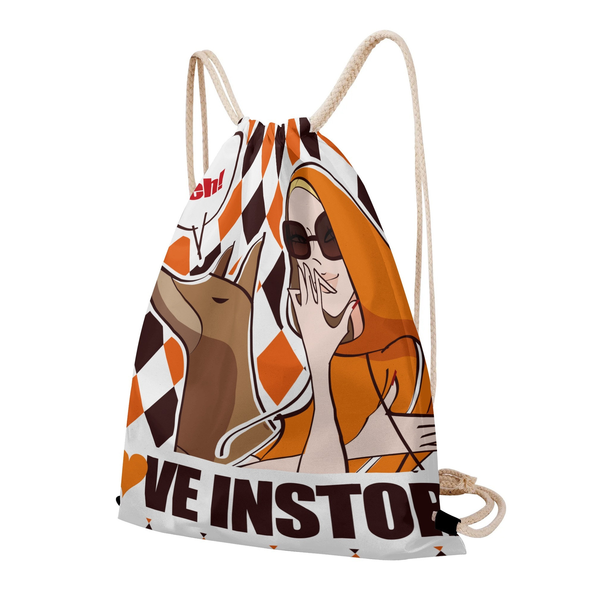Pool Depth Charm Sports Fitness Backpack Beach Fashion Trendy Set