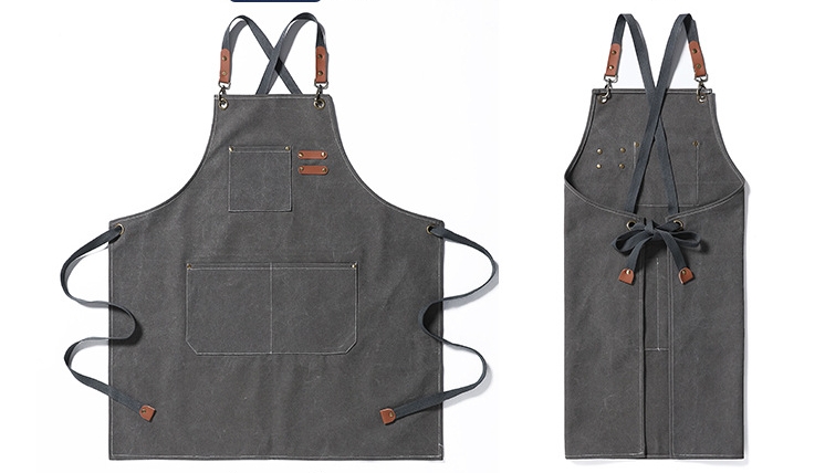 Canvas Cross Back Apron