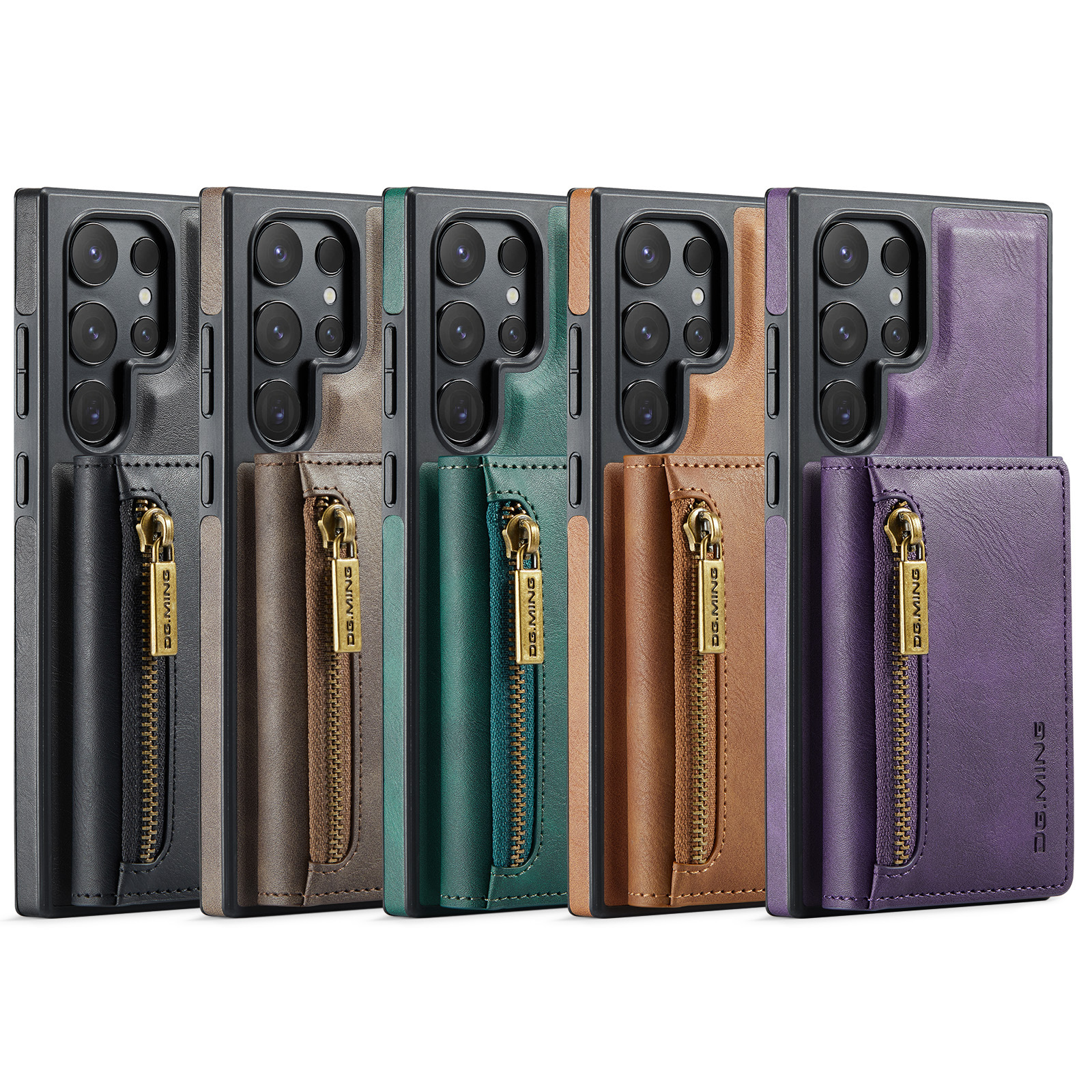 2 In 1 Detachable Magnetic Leather Wallet Phone Case For Samsung Galaxy S24/S23 Series