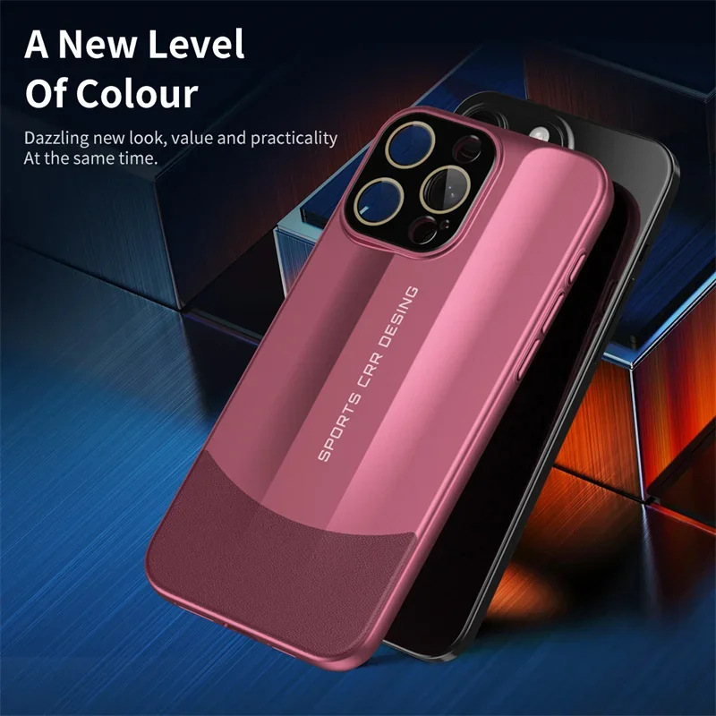Supercar Design Hard Ultra-thin Simple Phone Case for iPhone 16 15 14 13 12 11 Series