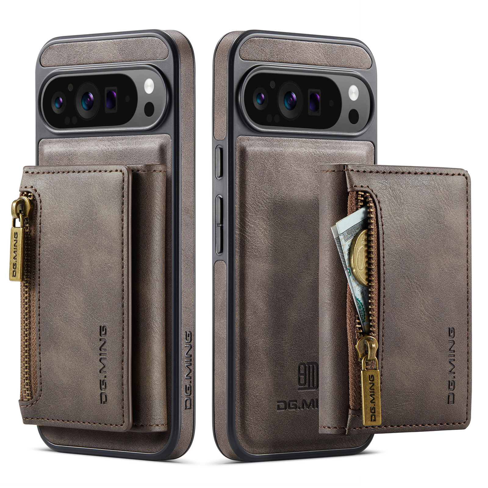 2 In 1 Detachable Magnetic Leather Wallet Phone Case For Google Pixel 8/8Pro