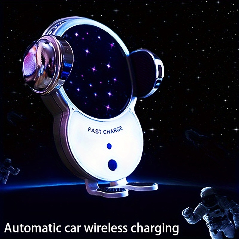 Wireless Car Charger, 15W Fast Auto Clamping Car Charger Phone Holder