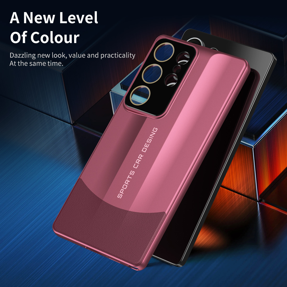 Supercar Design Hard Ultra-thin Simple Phone Case for Samsung S25 S24 S23 Ultra Plus