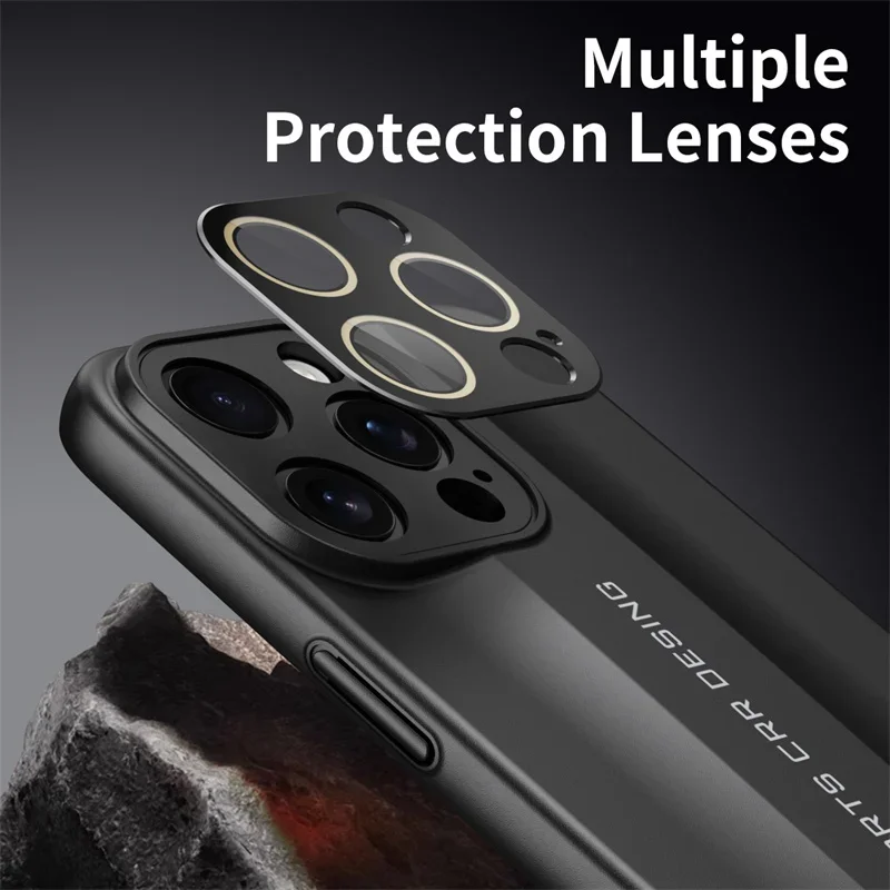 Supercar Design Hard Ultra-thin Simple Phone Case for iPhone 16 15 14 13 12 11 Series