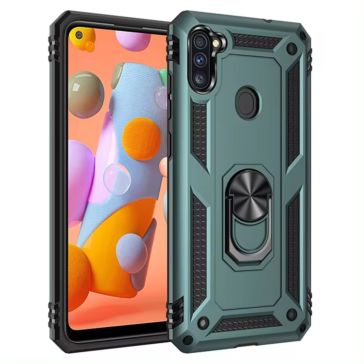  Armor Military Protective Car Holder Magnetic Phone Case For Samsung Galaxy A11
