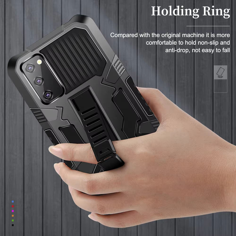 Strong Anti-Fall Armor Shockproof Kickstand Phone Case For iPhone 11-15 Series