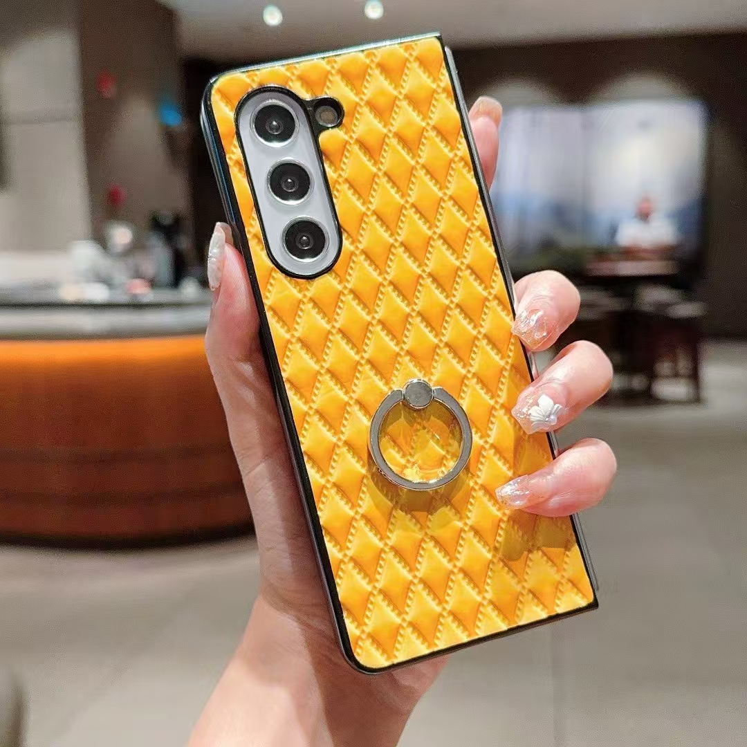 Luxury Diamond Ring Holder Phone Case For Samsung Galaxy Fold 3 4 5 6