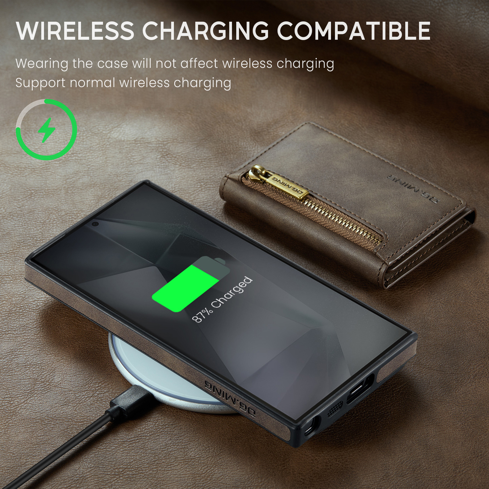 2 In 1 Detachable Magnetic Leather Wallet Phone Case For Samsung Galaxy S24/S23 Series