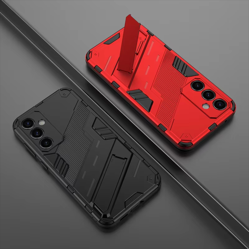 Punk Armor Shockproof Kickstand Phone Bumper Case For Samsung Galaxy S23 Series