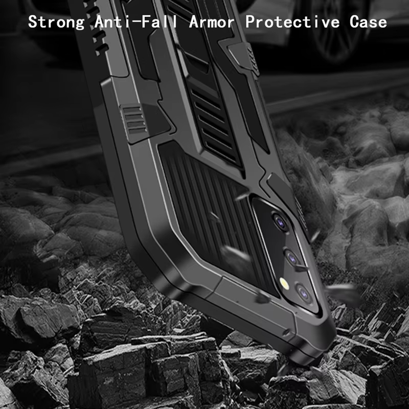 Strong Anti-Fall Armor Shockproof Kickstand Phone Case For Samsung Galaxy Note20/Ultra