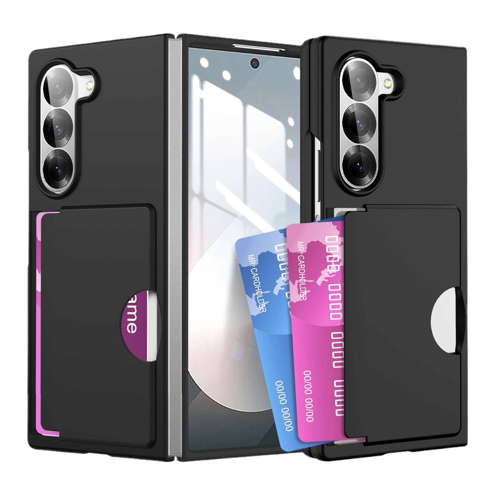 Wallet Card Holder Phone Case for Samsung Galaxy Z Fold 6 