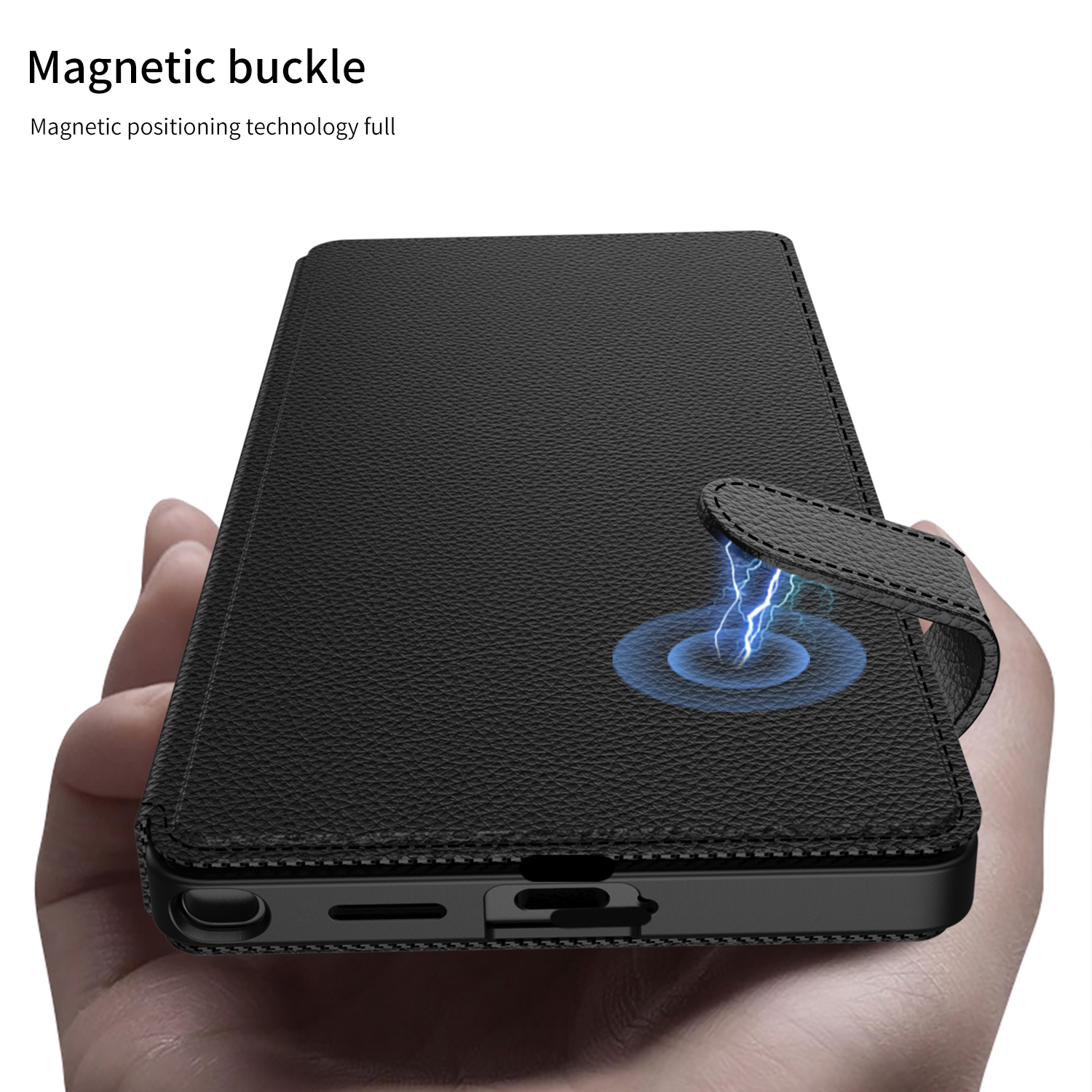 Carbon Fiber Bracket Shockproof Leather Wallet Phone Case For Samsung Galaxy S25/S24/S23 Ultra