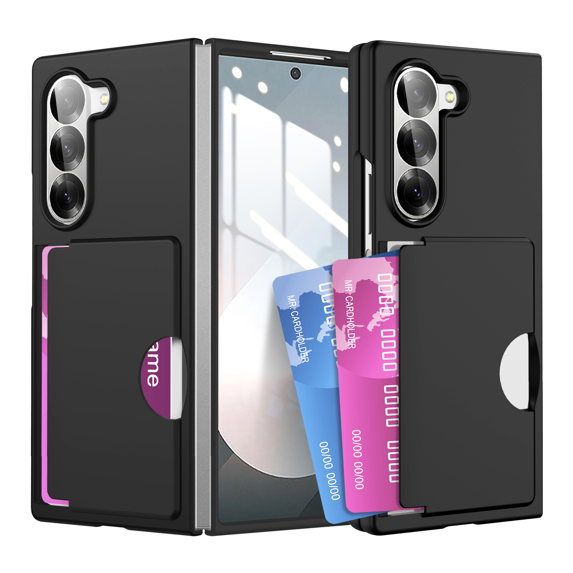 Wallet Card Holder Phone Case for Samsung Galaxy Z Fold 6 