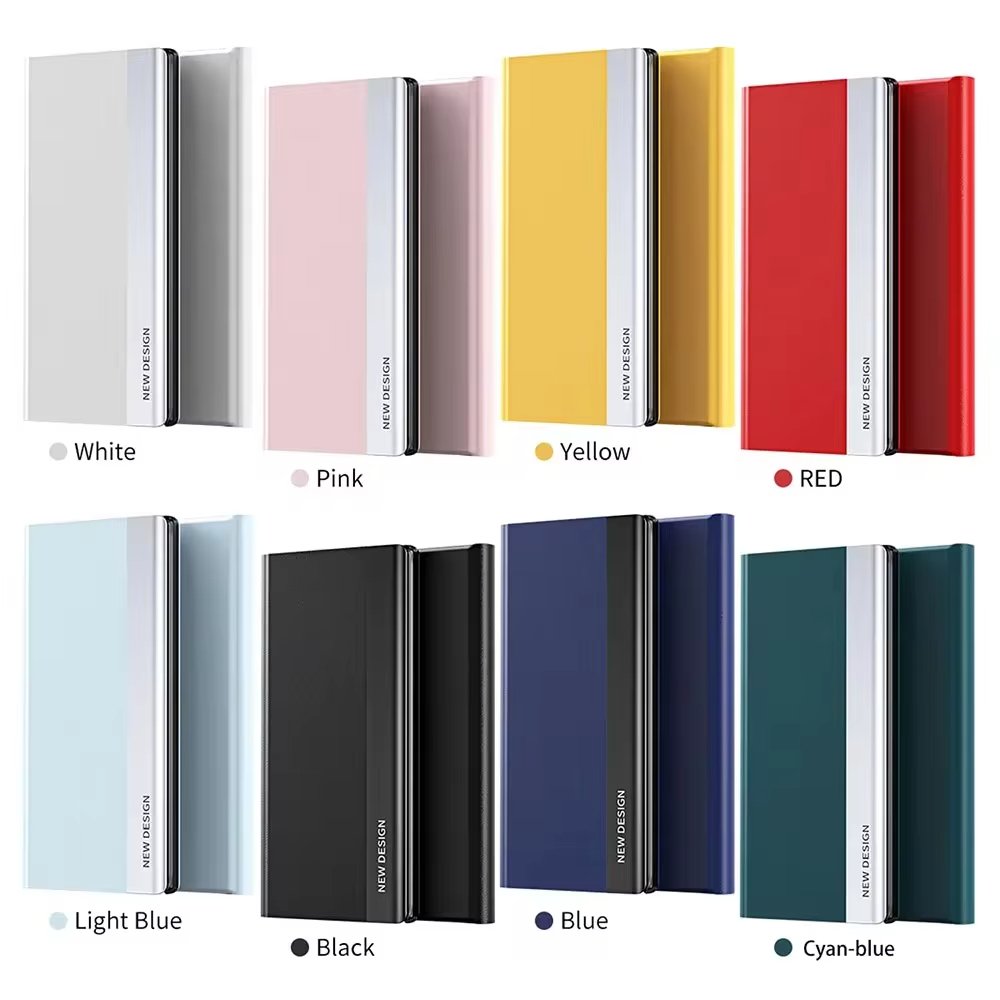 2024 The 4th Generation Side Window Magnetic Plating Bracket Flip Phone Case For Samsung Galaxy A32/A52/A72