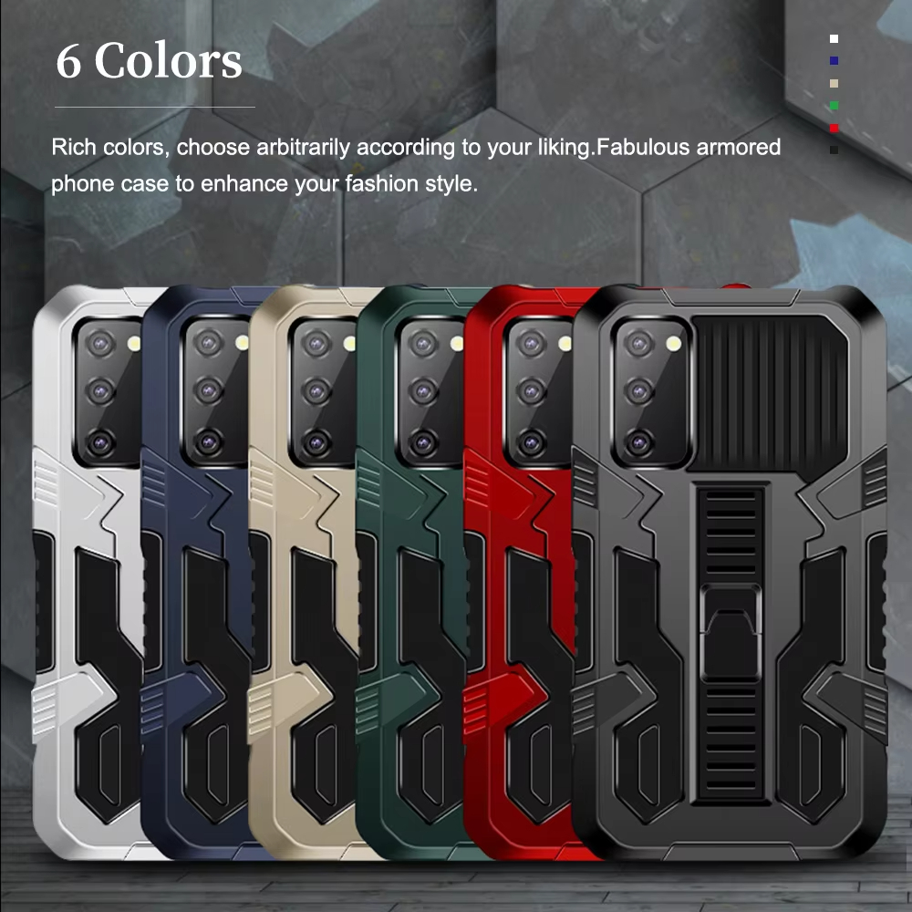 Strong Anti-Fall Armor Shockproof Kickstand Phone Case For iPhone 11-15 Series