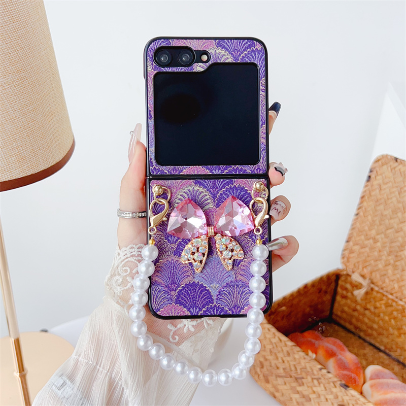 Luxury Rhinestone Butterfly Phone Case For Samsung Galaxy Z Flip 6 5 4 3