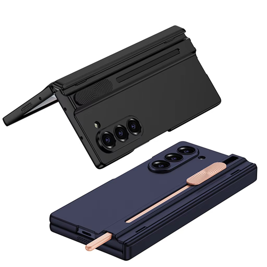 Magnetic Hinge Phone Case For Samsung Galaxy Z Fold 6 Wth Stylus Pen+Glass