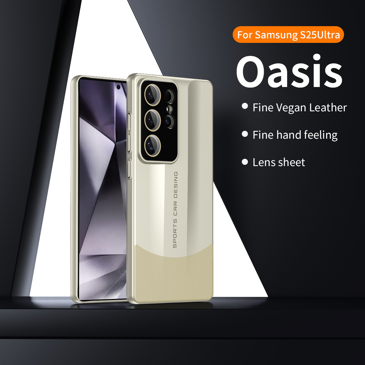 Supercar Design Hard Ultra-thin Simple Phone Case for Samsung S25 S24 S23 Ultra Plus