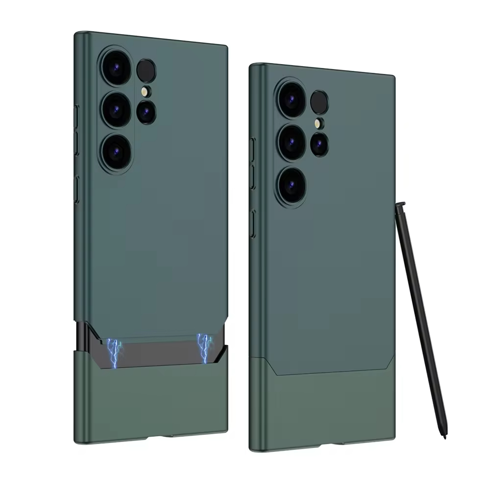 Luxurious Skin-like Color Matching Magnetic Case With Mortise And Tenon For Samsung Galaxy S24 Ultra