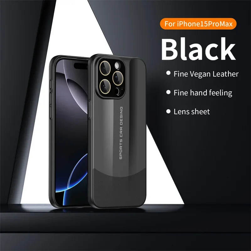 Supercar Design Hard Ultra-thin Simple Phone Case for iPhone 16 15 14 13 12 11 Series