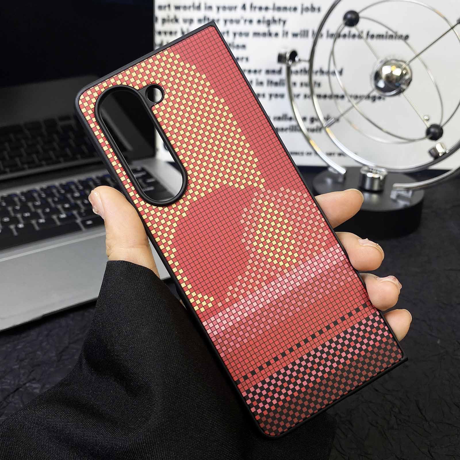 Retro Cyberpunk Pixels Matte Case for Samsung Galaxy Z Fold 6 5 4 