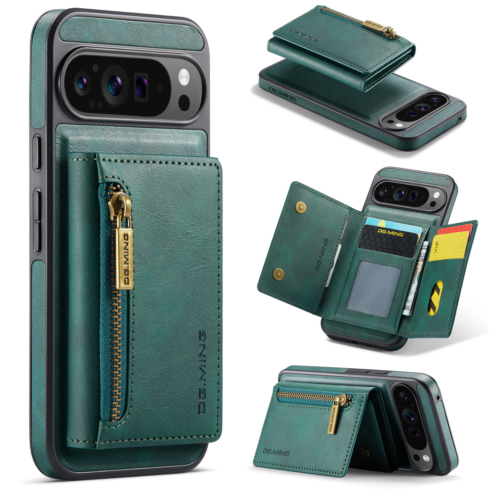 2 In 1 Detachable Magnetic Leather Wallet Phone Case For Google Pixel 8/8Pro