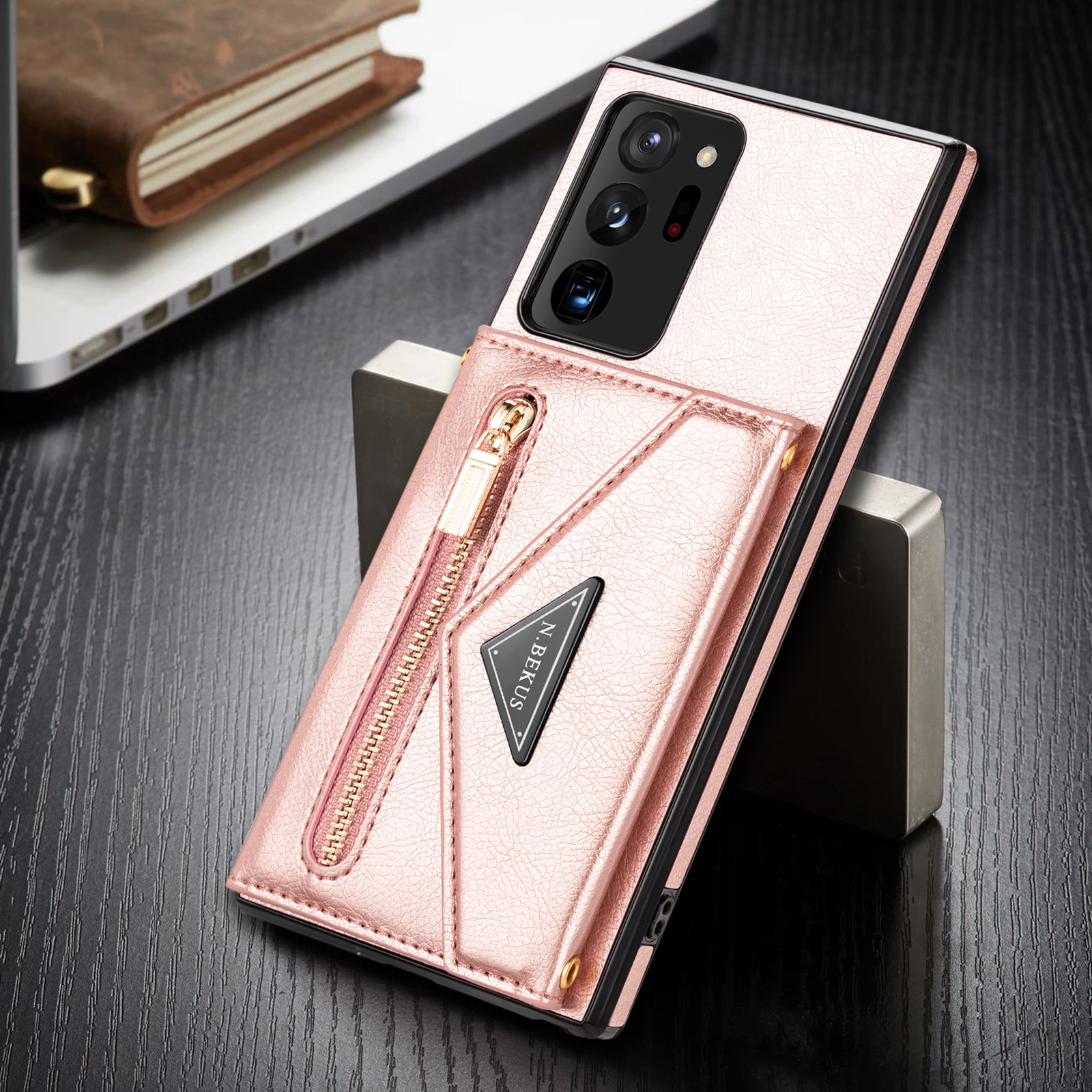Long Lanyard Zipper Wallet Phone Case For Samsung Galaxy Note20/Note20 Ultra