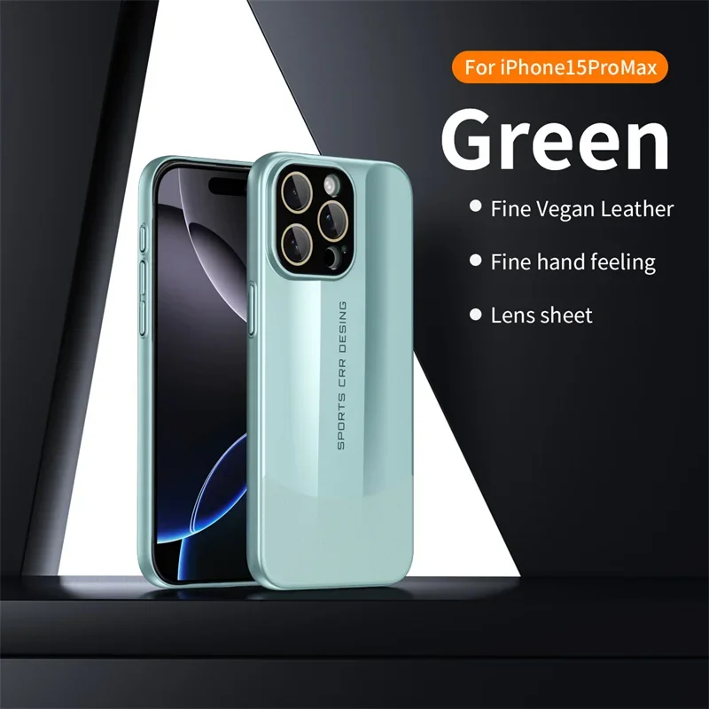 Supercar Design Hard Ultra-thin Simple Phone Case for iPhone 16 15 14 13 12 11 Series