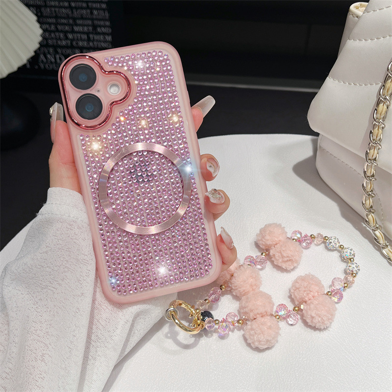 Luxury Diamond New Magnetic Rhinestone Phone Case for iPhone Series