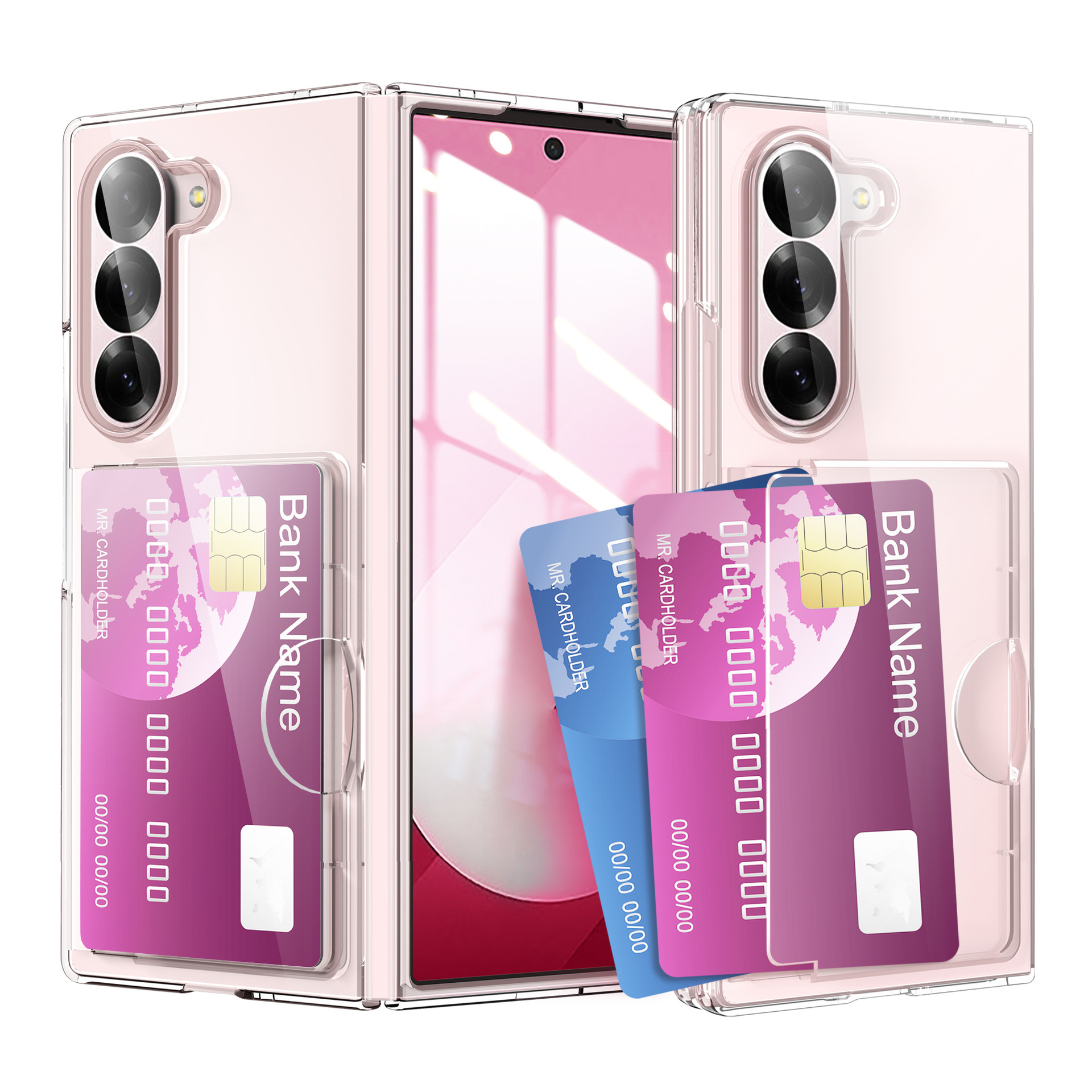 Wallet Card Holder Phone Case for Samsung Galaxy Z Fold 6 