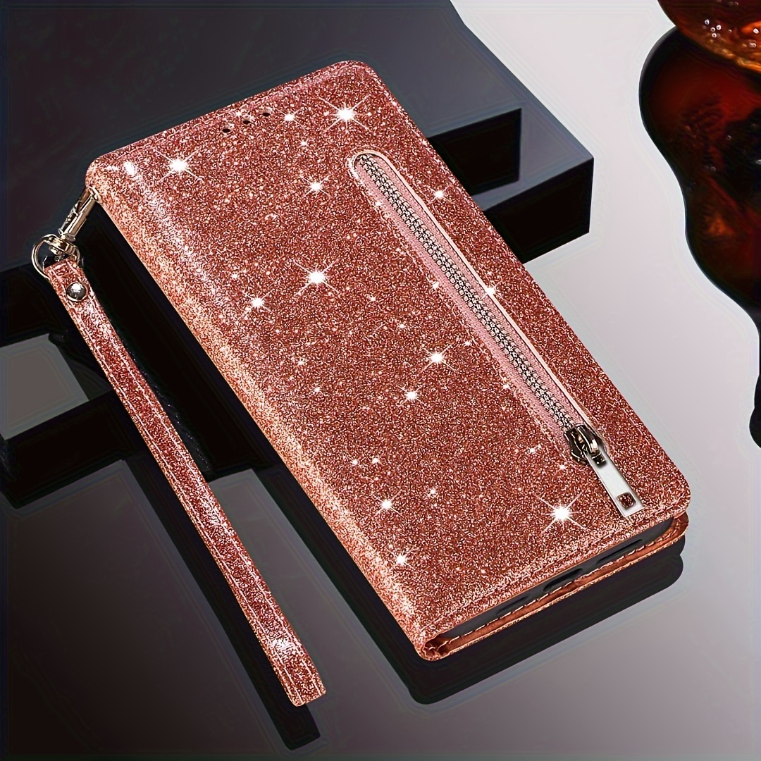 Faux Leather Flip Phone Case For Samsung Galaxy A55