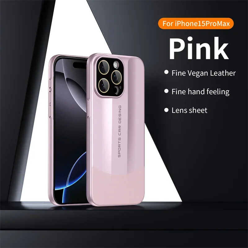 Supercar Design Hard Ultra-thin Simple Phone Case for iPhone 16 15 14 13 12 11 Series
