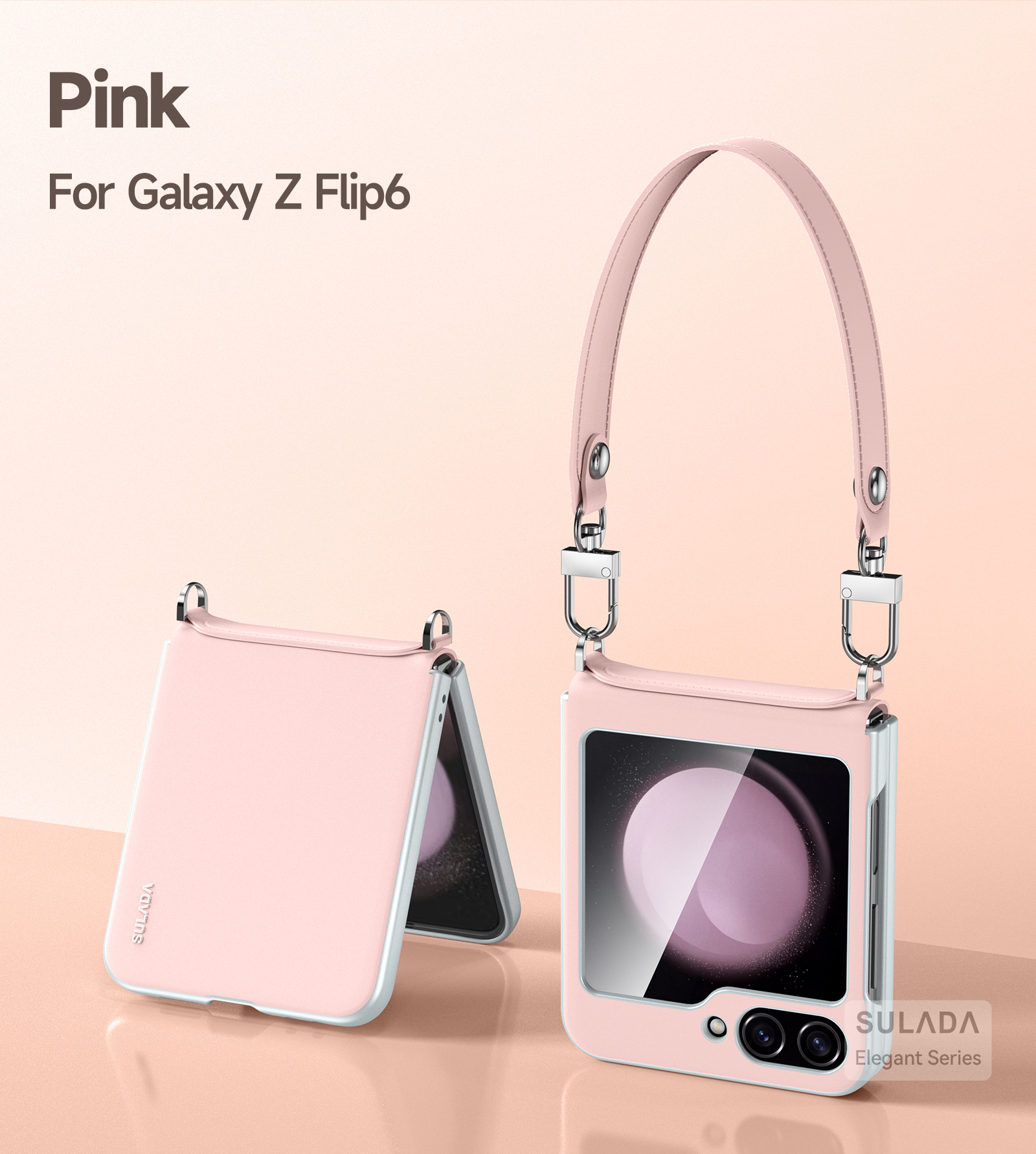 Matte Anti-Fingerprint Hinge Armor Back Case For Samsung Galaxy Z Flip6/5