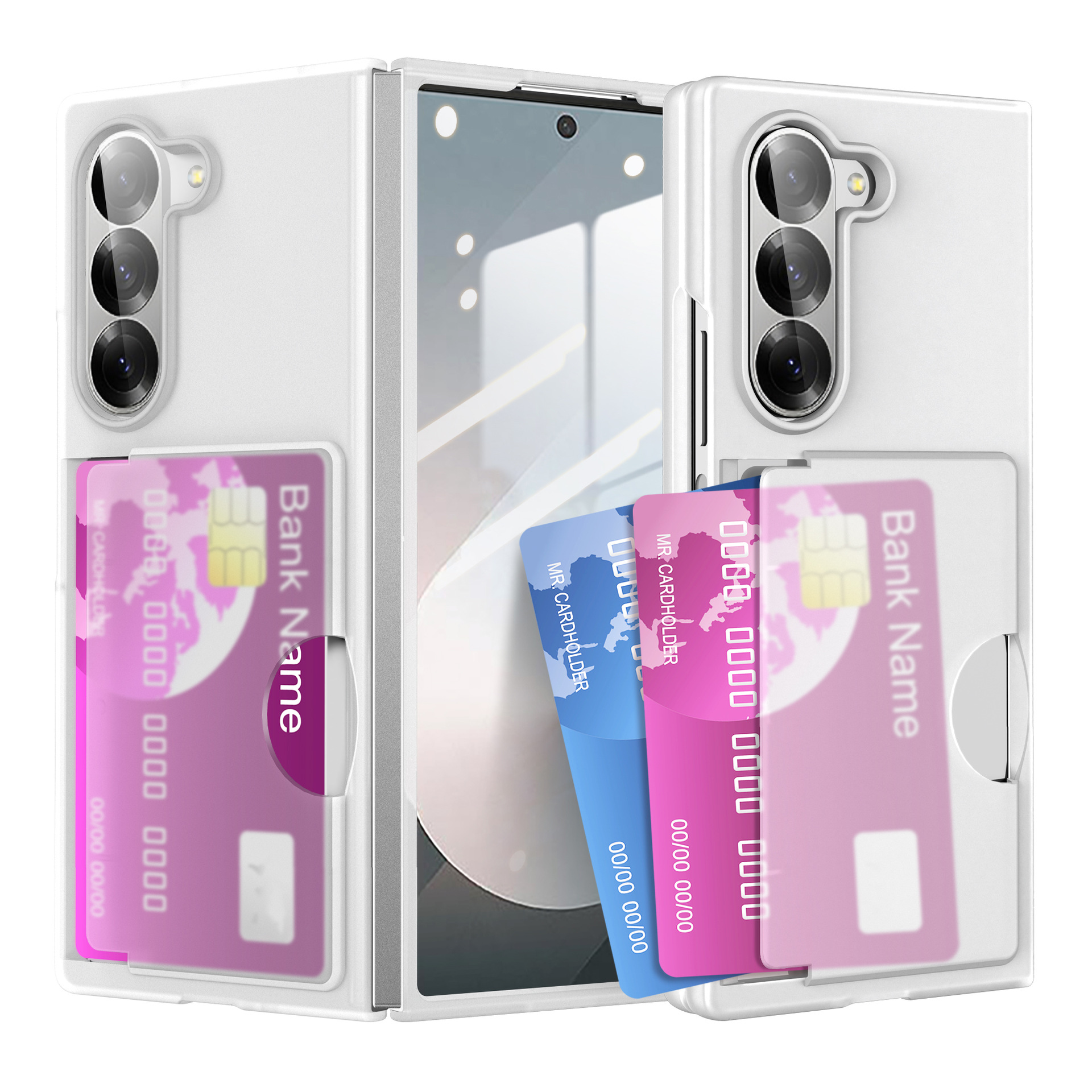 Wallet Card Holder Phone Case for Samsung Galaxy Z Fold 6 