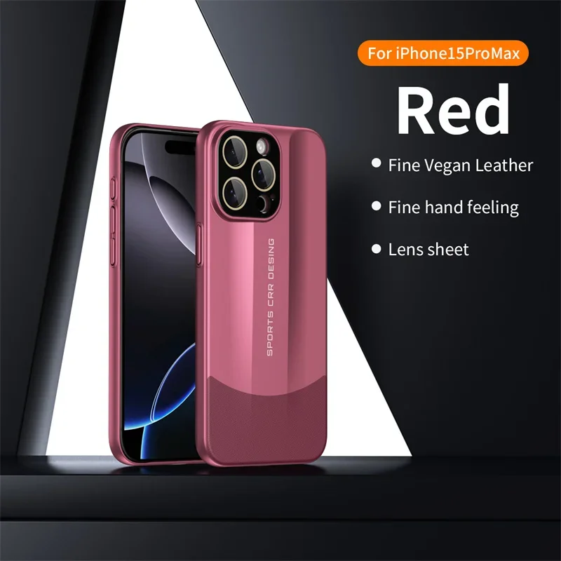 Supercar Design Hard Ultra-thin Simple Phone Case for iPhone 16 15 14 13 12 11 Series