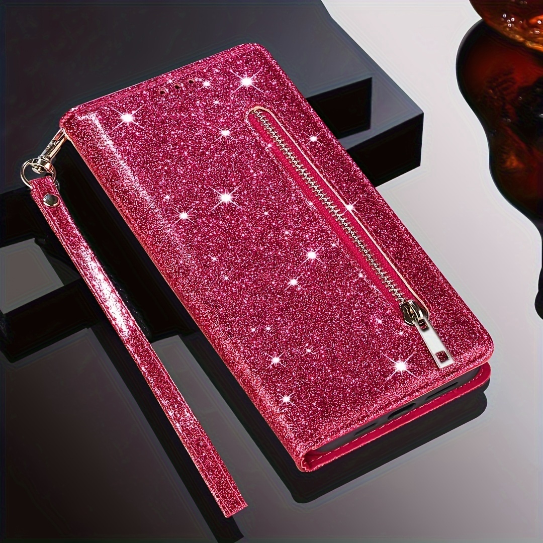 Faux Leather Flip Phone Case For Samsung Galaxy A55